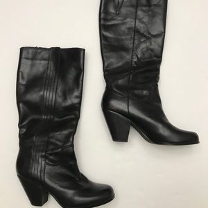 Arturo Chiang black slip on boots size 8.5